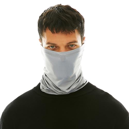Image of UV Protection Cooling Neck Gaiter Face Mask Scarf for Men - Windproof Neck Cover Bandana Neck Warmer Mask
