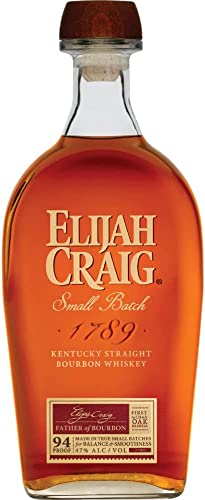 Elijah Craig Small Batch Bourbon Whiskey | 70cl | 47% ABV | Award Winning | Small Batch | Kentucky Straight Bourbon Whiskey