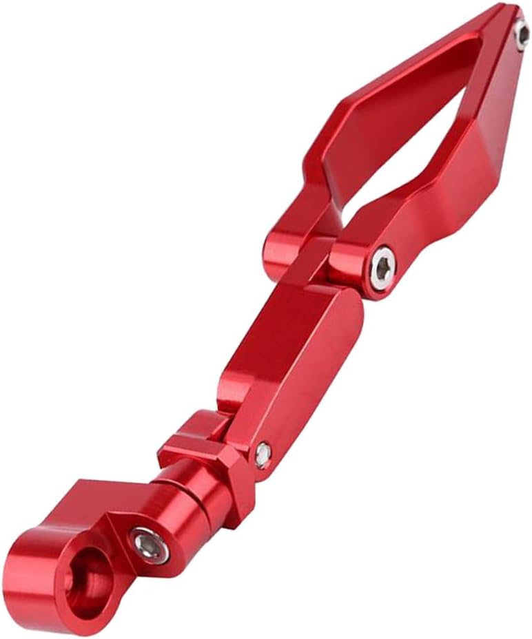 OUNONA Motorcycle Brake Line Clamp Foldable Fuel Tube Shut-off Pliers for Easy Hose Repair and Maintenance Red