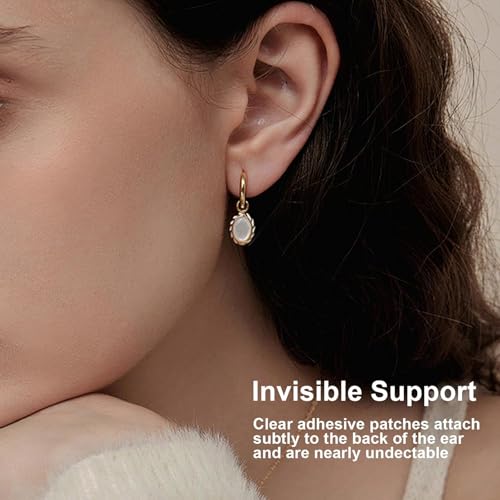 Droopy Ohren 400 Stück Sport Ohren Abkleben Ohrläppchen Unterstützung Patches Stabilisatoren Transparente Abkleben Aufkleben Ohrringe