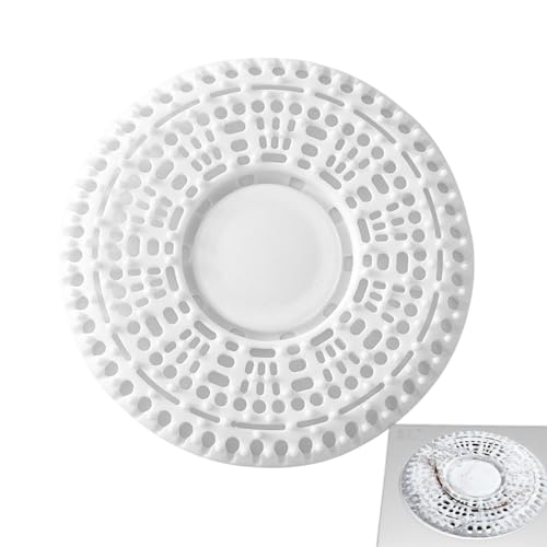 Shower Drain Catcher, Hair Stopper Plug, Silicone Sink Strainer, Bathroom Hair Catchers, 5.51x5.51 Inches, This Drains Filter Is