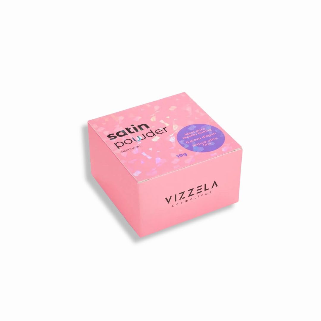 Pó Solto Satin Powder Acabamento Acetinado Brilho Natural Vegano