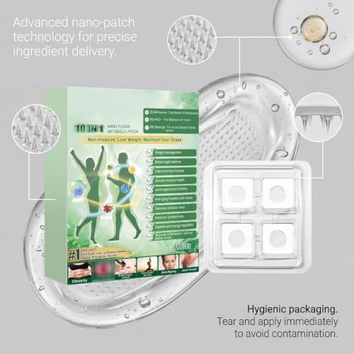 10-in-1 Metabolic Patches with Berberine, NAD+ & Moringa, 7 Patches – vue 8