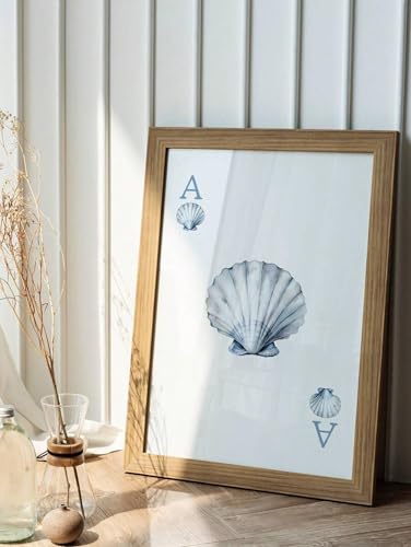 Peintures minimalistes bleues 40x60cm pour habiller un mur vide