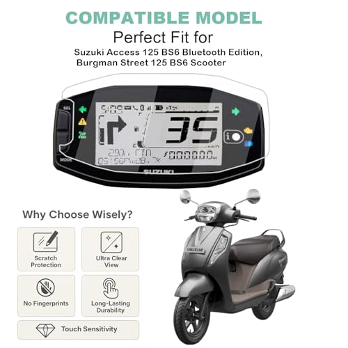Wisely Speedometer Screen Guard for Suzuki Access 125 BS6 - Image 3