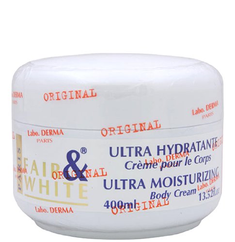 Fair & White Ultra Hidratante Cuerpo Crema jarra de  blanco
