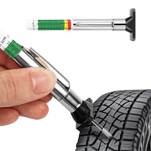Yourkar Car Tire Tread Depth Gauge, Universal Tire Gauge with