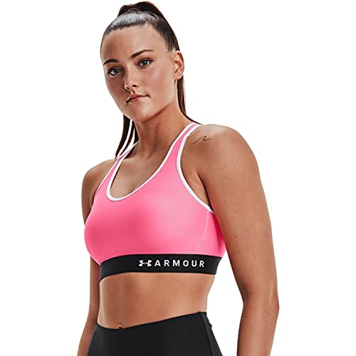 Image of Under Armour Women's Armour Mid Heathered Sports Bra