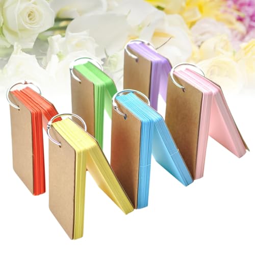 Tarjetas de estudio con anillas de papel kraft, el material escolar ideal para repasar 6