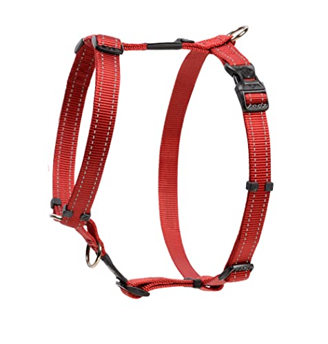 ROGZ SJ06-C Utility Hundegeschirr/Fanbelt, L, rot