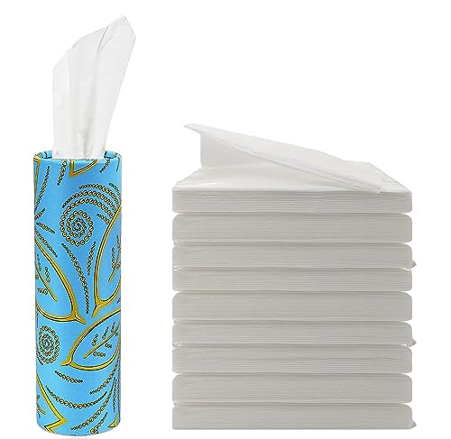 Refillable Car Tissue Holder Dispenser, Facial Tissue Travel Packs