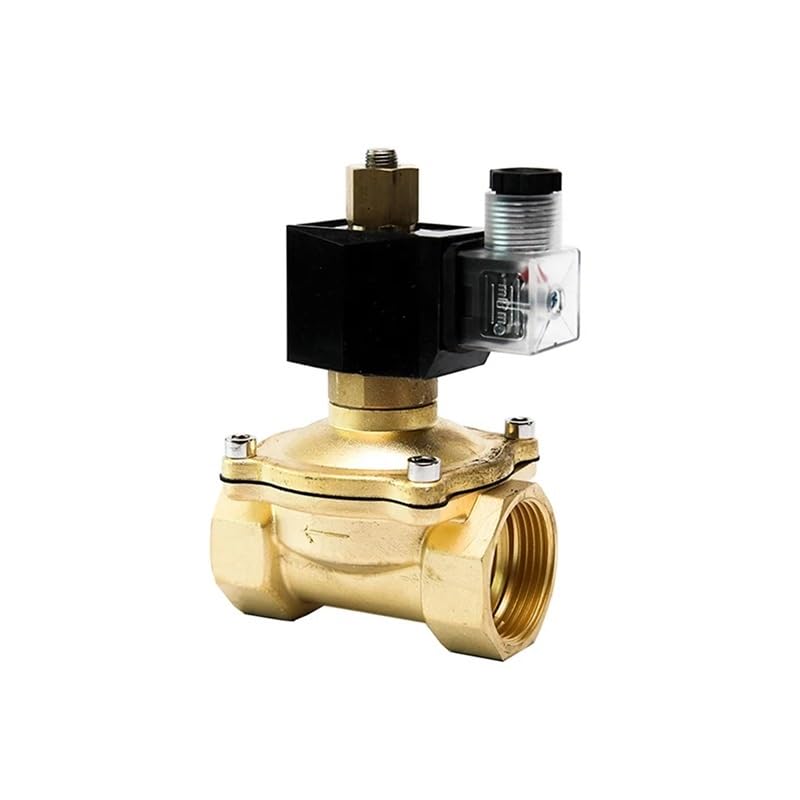 1-1/2", 1/2" Normally Open Brass Solenoid Valve 220v 24V 12V 220V 110V Solenoid Valve(1-1/2",NPT_24VAC)
