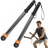 AddWin Ropeless Battle Ropes for Home Gym (2-Pack), Quiet & Space-Saving Cordless Battle Ropes for Full-Body Training, Strength, HIIT & Low-Impact Aerobic Training, Adjustable Weight Handles