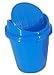 Desktop Mini Trash Can Rubbish Bin with Swing Lid (BLUE)