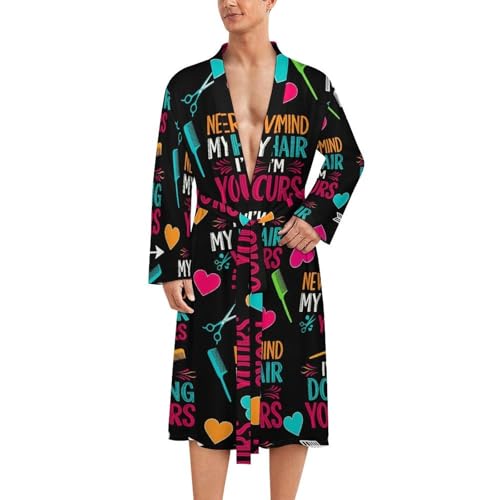 Comfortable Robes for Adults, Unisex Casual Bath Robe Everyday Sleepwear,
