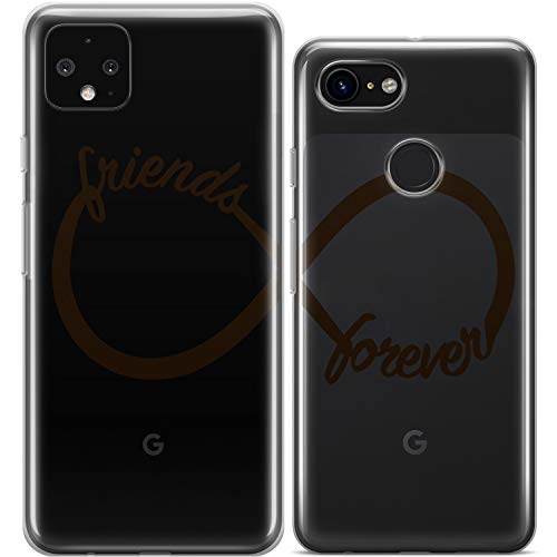Mertak Couple Cases Compatible With Iphone 14 13 Pro Max 12 Mini 11 Se Xs Xr 8 Plus 7 6S Infinity Loop Black Cute Silicone Best Friend Slim Sorority Design Clear Matching Friendship Besty Simple Girls #TOP5
