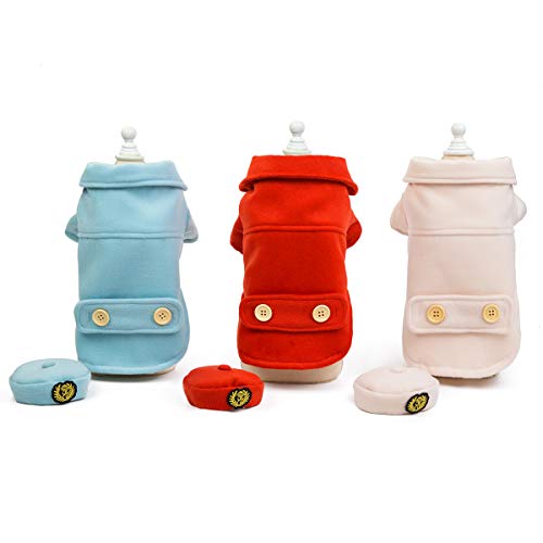 Abrigo para Perro Tangpan de Lana Azul XL miniatura 5