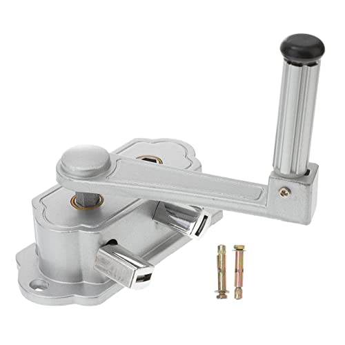 HOOTNEE Hanger Hand Crank Clothes Lift Hanger Accessories Coat Hanger Clothing Rack Hand Shaker Clothes Rack Hanger Handheld Crank Clothing Hanger Accessories Lift Hanger Part Silver