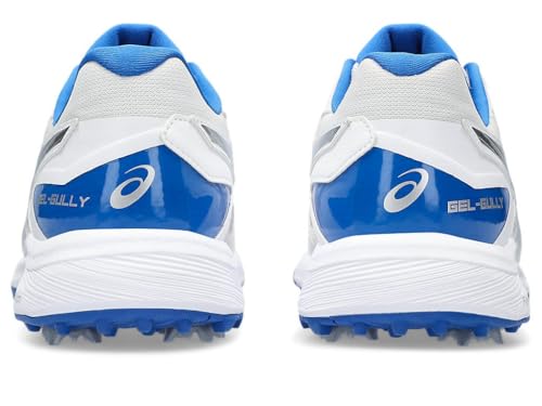 Image of ASICS Men's Gel-Gully 7 Cricket Shoe (White /Safety Yellow)