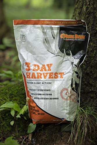 C'mere Deer 3 Day Harvest Hunting Scents, Black, 5.5 Lb #TOP4