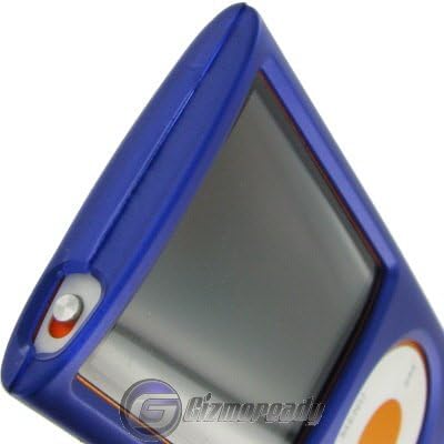 Blue Rubberized Cover for Apple iPod Nano 4th Generation Protector Case