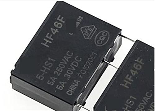 Relé HF46F-12-HS1 de 4 pines con conmutación estable normalmente abierta