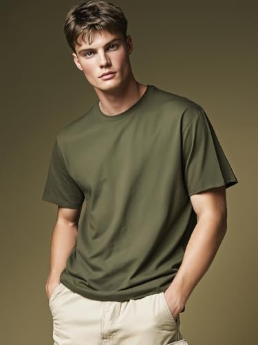 Image of Nobero 100% Cotton Tshirts for Men Combo Pack of 3 | Regular Fit Round Neck Half Sleeve