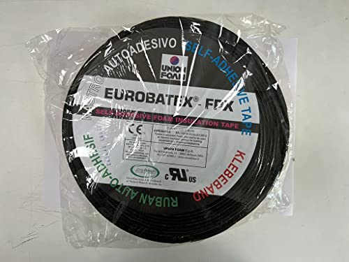 Nova italf Selbstklebendes Klebeband für Thermoisolation, Anti-Kondensation, Gummi, 3 x 50 x 15 ml, mm3 x 50 x 10 ml