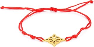 Trendy Witch Knot Charm Bracelet Celtics Bracelet Geometric Women Female Stainless Steel Witchcraft Chain Bracelet Wiccan Jewelry for Women Vintage Om Yoga Bracelet