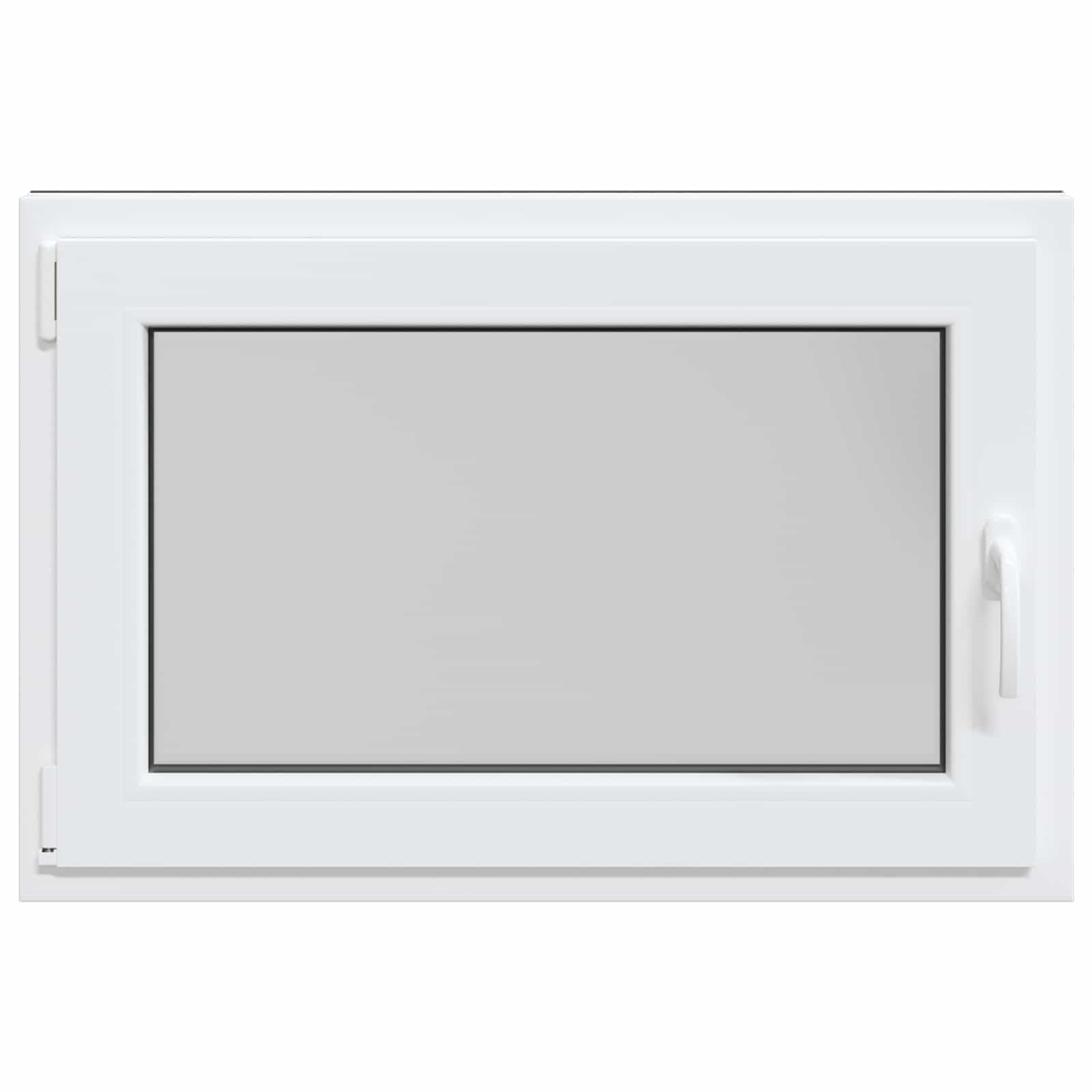 Ventana para sótano de PVC (90 x 70 cm), color antracita