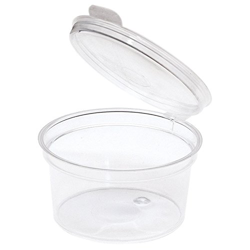 García de Pou 212.18 Pequeñas Tarrinas y Tapa Incorporada, 30 ml, 1000 unidades, Transparente