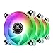 GTRACING 3in1 ARGB 3-Pin Fan, 120mm PWM Static Pressure Triple Fan, High Performance Cooling PC Fans for Computer Case & Liquid Radiator