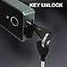 Smart Fingerprint Password Padlock Card APP Key Access Theft Proof Keyless Entry Electronic Lock for Outdoor Fence Gate Garden Gates Toolboxes (TUYA)