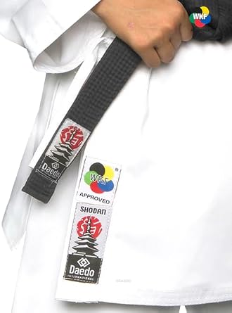 Daedo Karate Uniform Shodan WKF Approved Gi 80/20 Poly-Cotton Jacket & Pants Competition Karate Gi