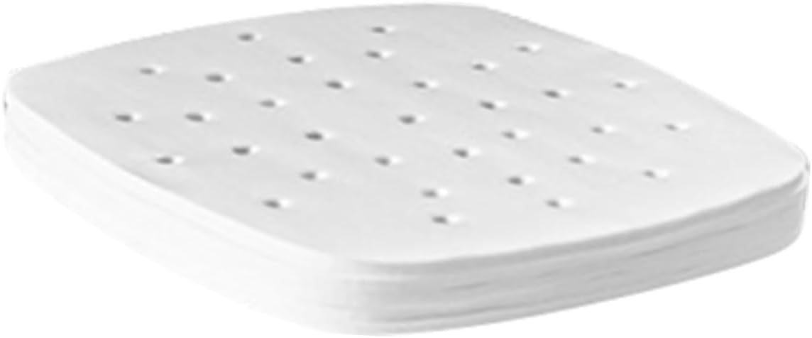 100 Sheet Square Perforated Air Fryer Paper Liner for Baking