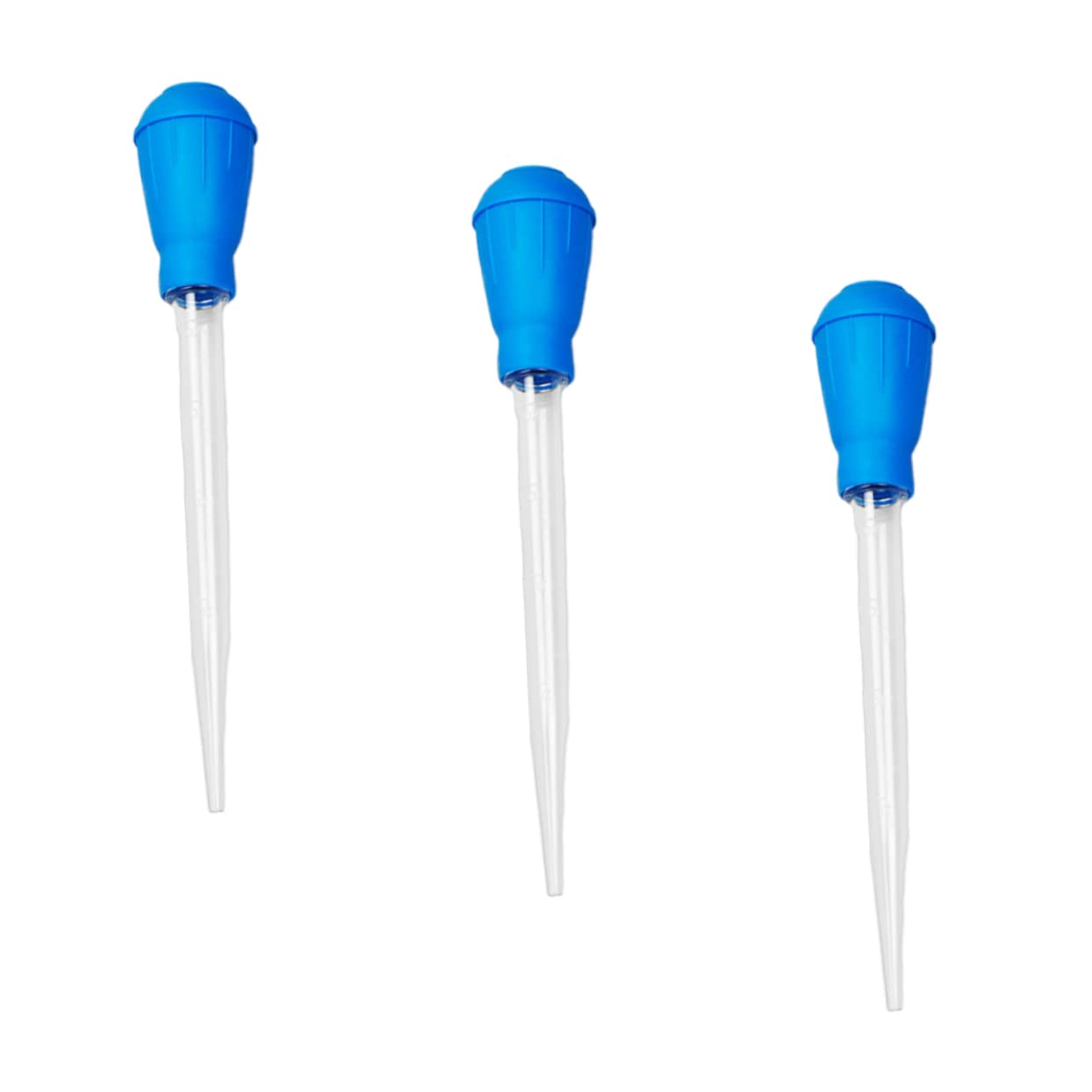 FONDOTIN 3Pcs Convenient Aquarium Dropper Durable Fish Tank Waste with Scale for Easy Feces and Debris Cleaning for Gravel Maintenance