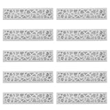 Mikikit Rechteckige Macaron Boxen mit Sichtfenster 10 Stück Papierverpackungen für Kuchen und Kekse Geeignet für Hochzeit und Bankett