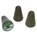 3 Uds 50 100 200 granos de cono de pulido cabeza diamante pulido piedras de pulido molinillo de grabado accesorios de afilado