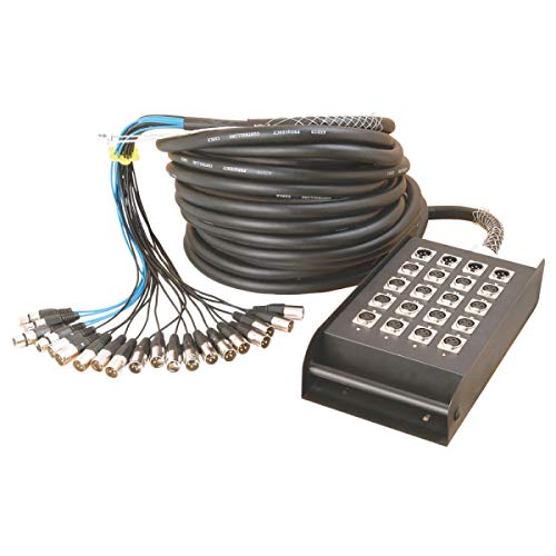OnStage 16 x 4 XLR Stage Snake 30,5 m SNK164100V2 boîtier de scène multipaire pour console audio
