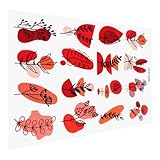 TOVINANNA Polymer Clay Transferpapier für Ton – 1 Blatt Kalttransfer Tonübertragungspapier Selbstgemacht Tonabziehbilder für Detailreiche Ohrring Designs