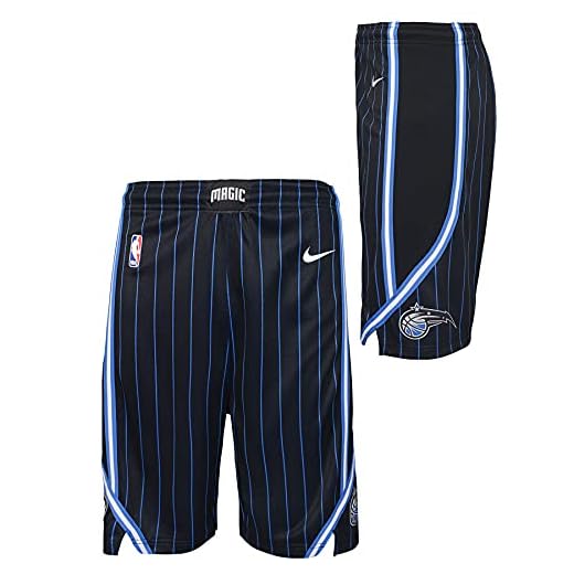 Outerstuff NBA Youth Boys (8-20) Swingman Icon Shorts, Orlando Magic, Medium (10-12)