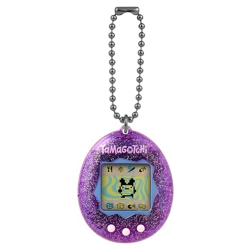Bandai – Tamagotchi Original Color Collection Purple – Animal electrónico Virtual – Juguete Interactivo en Italiano – Tamagotchi Violeta – Juguete para niños a Partir de 8 años – 46011