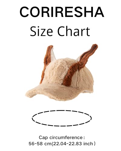 Image of CORIRESHA Cute Bunny Hat with Ears Y2k Grunge Metal Iron Ring Chain Distressed Denim Baseball Cap