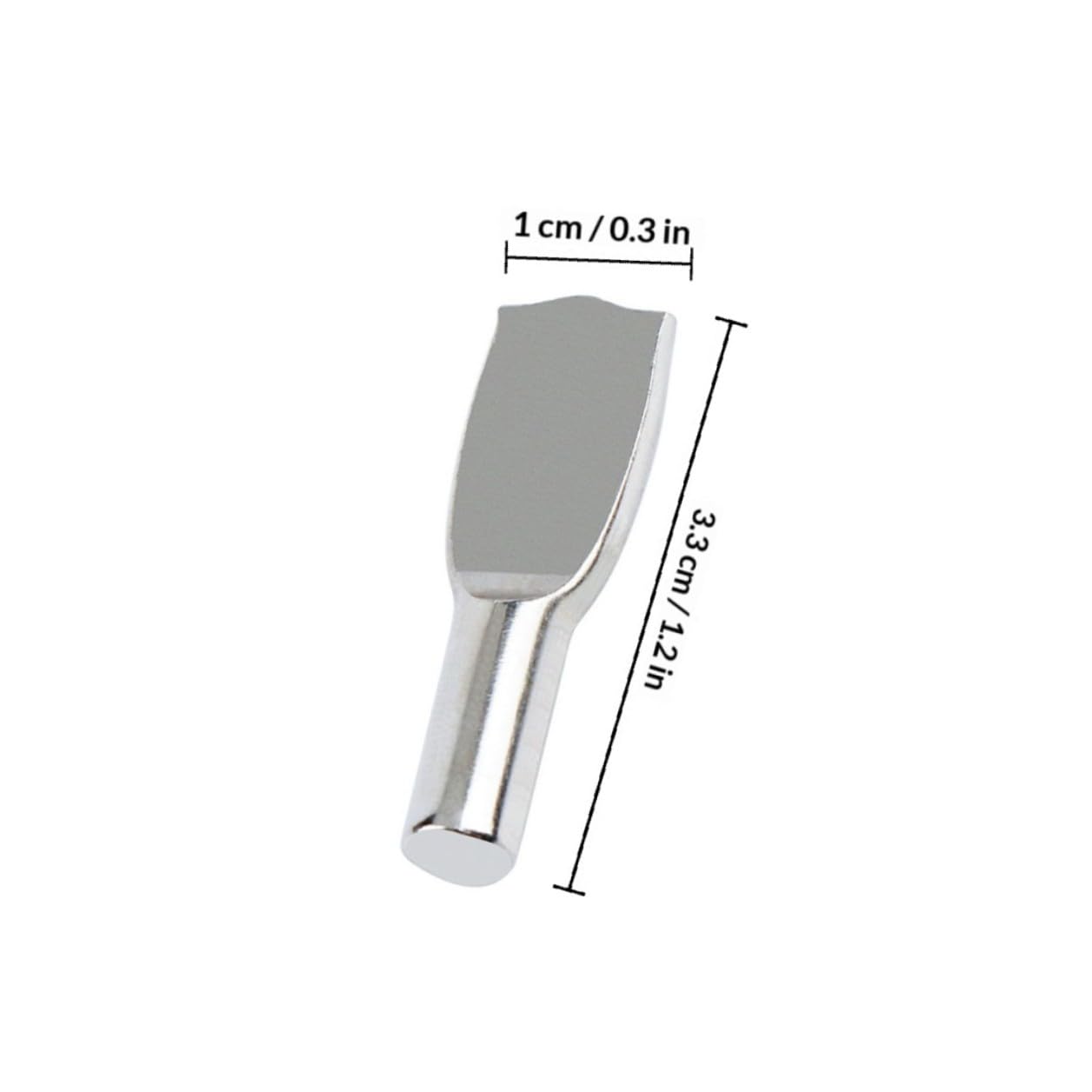 Luxshiny 150pcs Shelf Support Pins Spoon-Shaped 6mm Cabinet Pegs for Furniture Shelves Household Fixing Pegs Silver