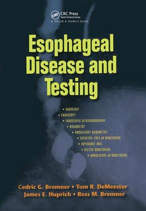Buy Esophageal Disease and Testing — BookShops.in
