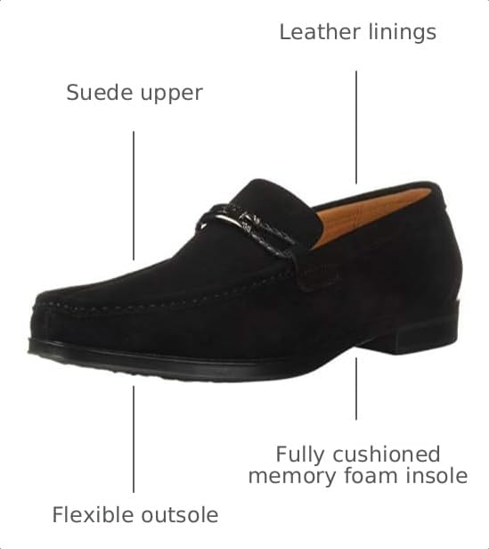 Image of STACY ADAMS Men's Neville Moc-Toe Slip-on Penny Loafer