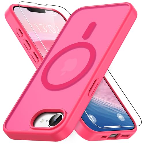 Coque iPhone 17 MagSafe Vansdon antichoc rose avec protection écran verre
