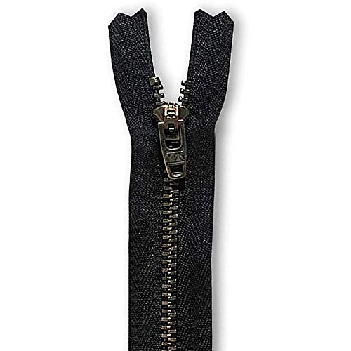 Lakesstory 7 Inch Black Metal Heavy Duty Zippers