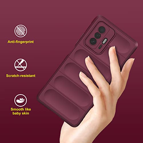 Image of Amazon Brand - Solimo Cover for Mobile Phone (Silicone Plum)