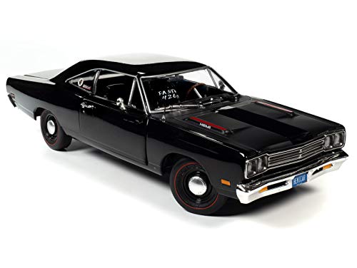 American Muscle 1969 Plymouth Hardtop RoadRunner (Hemmings Muscle Machines) - 1:18 Scale Diecast Model Car - Collectible Die-Cast Model Car American Muscle Diecast Car Models for Adults
